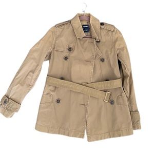 Old Navy Trench Coat Olive Green - Size S